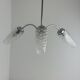 Antique 3-bulb vintage chandelier 1960
