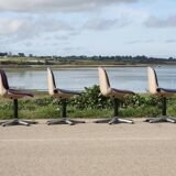 6 Wilkhahn "space age" chairs, circa 1970.