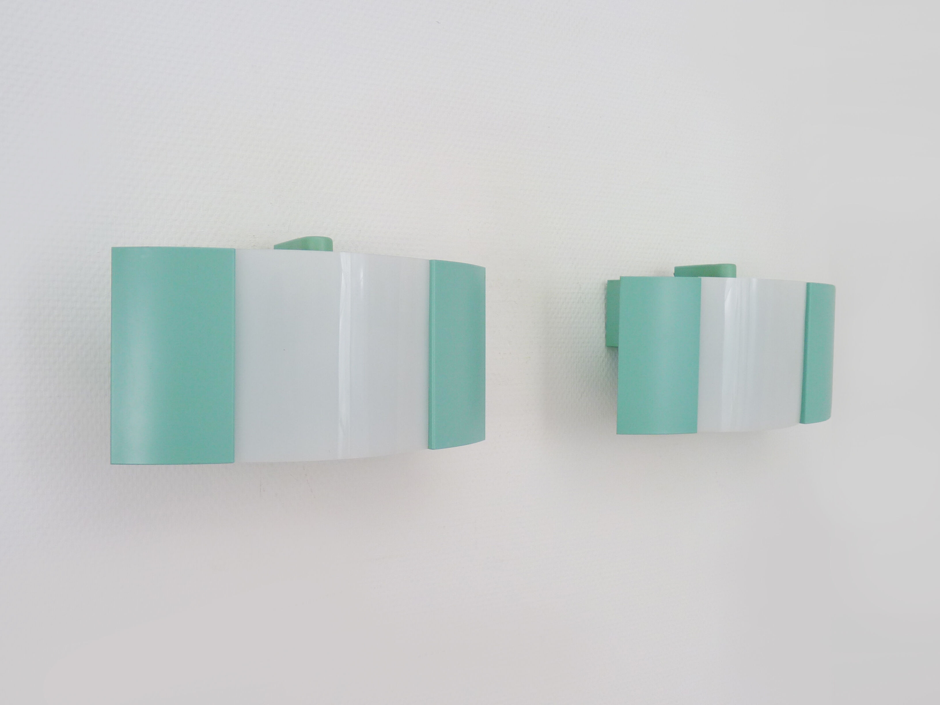 Pair of wall sconces Maison Arlus model Celine. Year 80