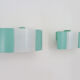 Pair of wall sconces Maison Arlus model Celine. Year 80