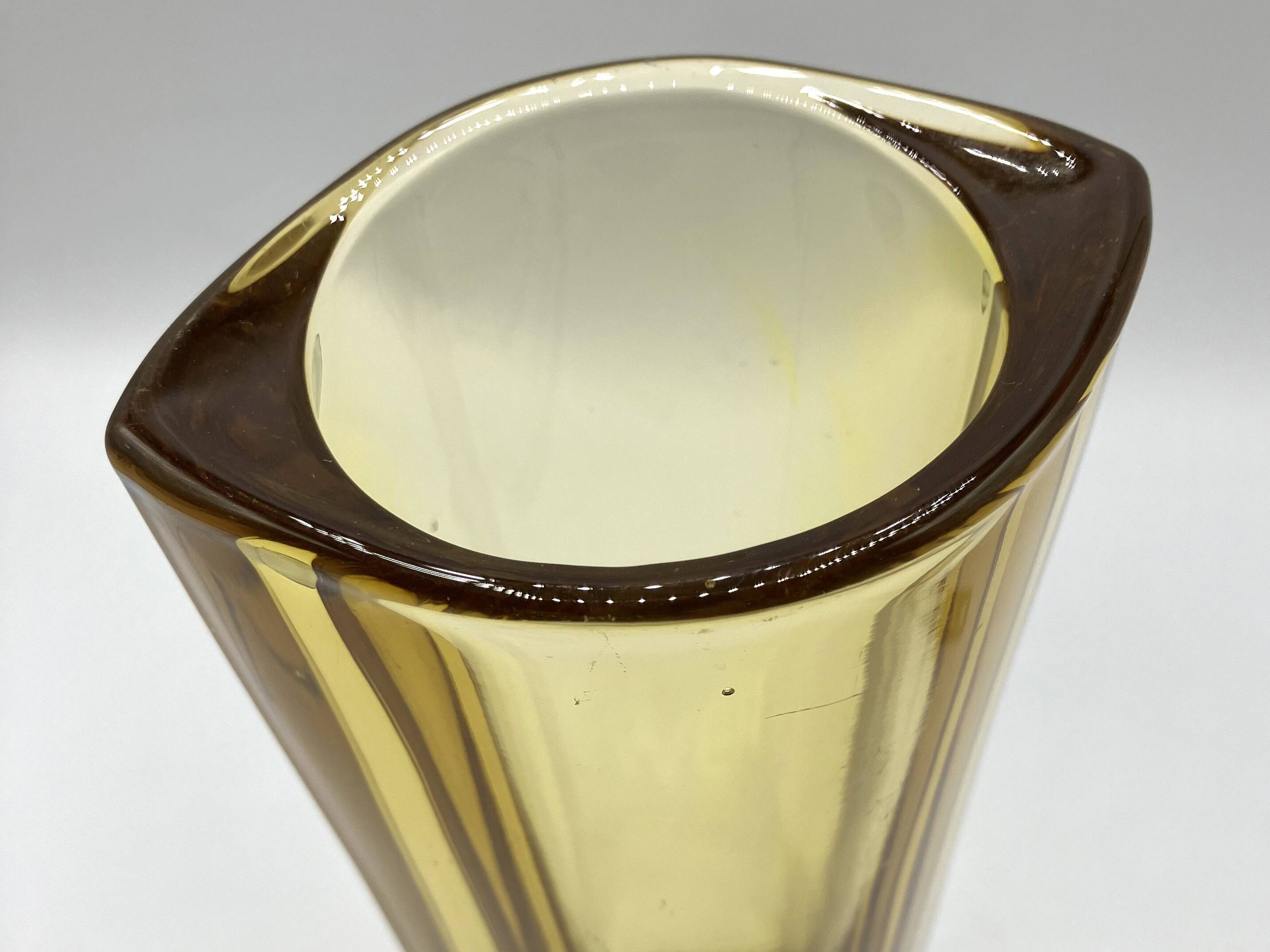 SKLO UNION vase • Rosice glassware • Design Milos Filip, 1960