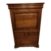 Louis Philippe style solid cherry secretary desk