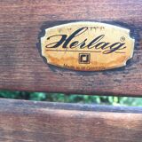 Vintage wooden herlag folding armchair