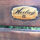 fauteuil pliant herlag en bois vintage  1950