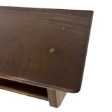 Vintage Danish rosewood wall shelf open floating shelf 60s design