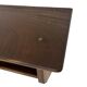 Vintage Danish rosewood wall shelf open floating shelf 60s design