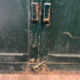 Ancien buffet parisien bois patiné / meuble de métier arct