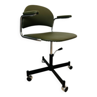 Vintage Olive Office Chair Model K-107 from Kovona, 1980’s