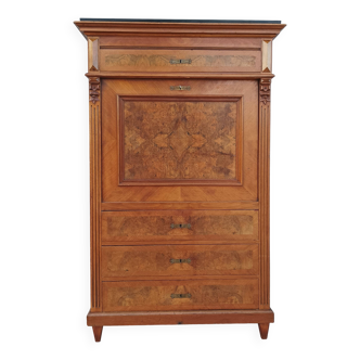 Large Louis XVI walnut secretary