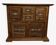 Buffet en bois d'acacia massif 4 portes, 2 tiroirs
