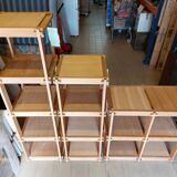 Modular fir staircase bookcase - Maison Regain