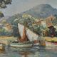 G. MARCHAND (20th century) Oil on canvas "Mediterranean Landscape"