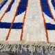 Handmade natural wool rug size 100 x 200 cm