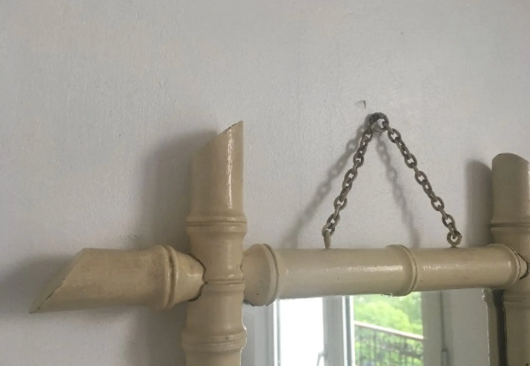 37x43cm bamboo barber's mirror