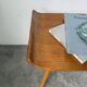 Baumann oak console coffee table from the 60s