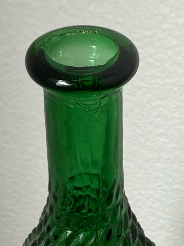 Carafe vintage en verre Empoli