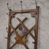 Wooden entrance cloakroom