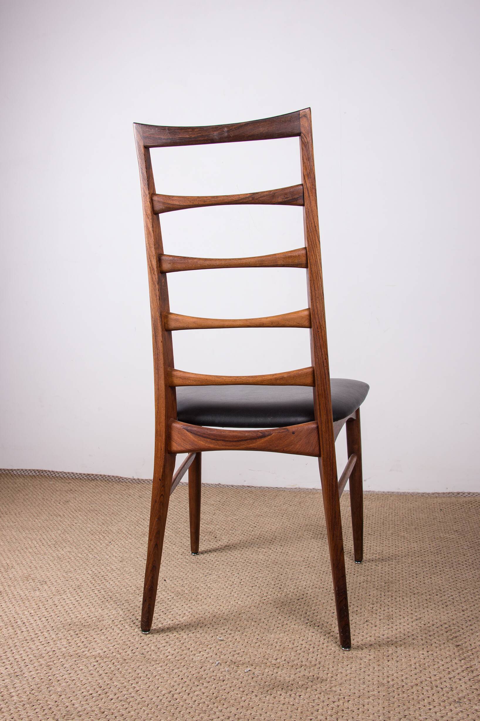Set of 4 Danish Liz chairs in rosewood by Niels Kofoed, 1960s.