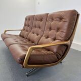 Canapé 3 places vintage par Eugen Schmidt pour Soloform, 1960 s