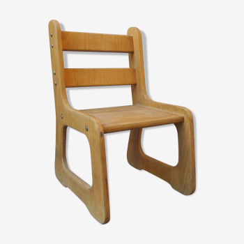 Chaise enfant bois