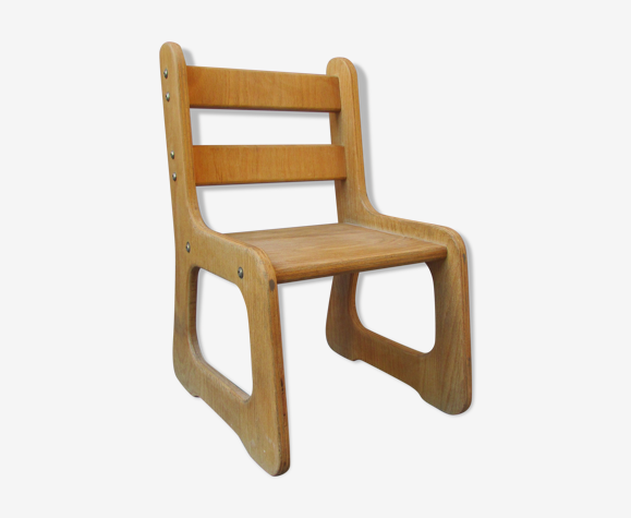 Chaise enfant bois