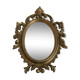 Miroir classique doré 16x24cm