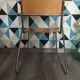 Modernist armchair with armrests