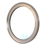 Round Mirror by Sergio Mazza for Artemide with Steel Frame, Italy