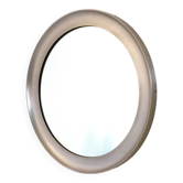 Round Mirror by Sergio Mazza for Artemide with Steel Frame, Italy