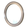 Round Mirror by Sergio Mazza for Artemide with Steel Frame, Italy