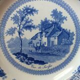 Gien earthenware plate seen from Swifse