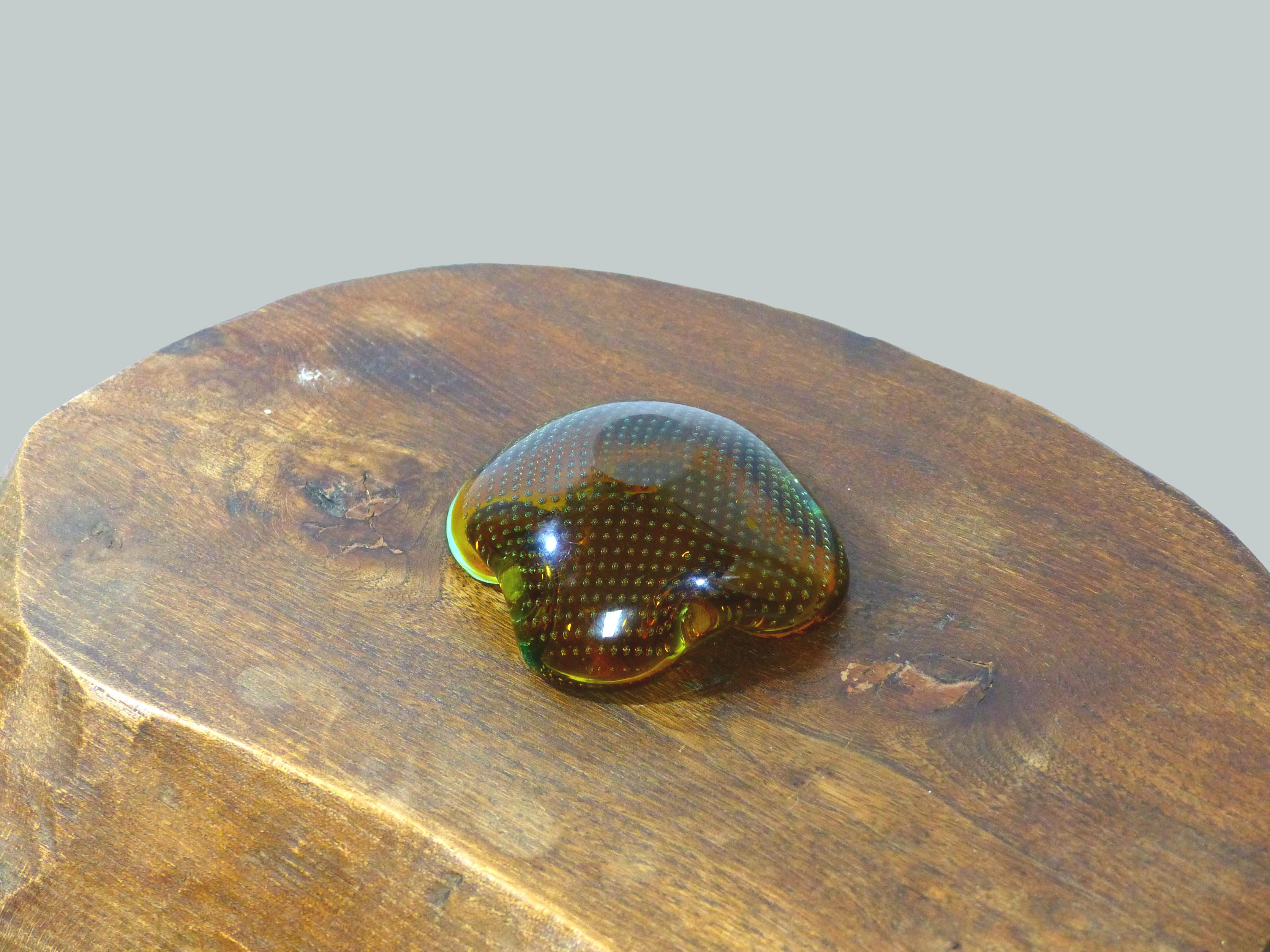 Green and Yellow Wallan Ashtray