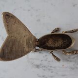 Brass fly ashtray 50s