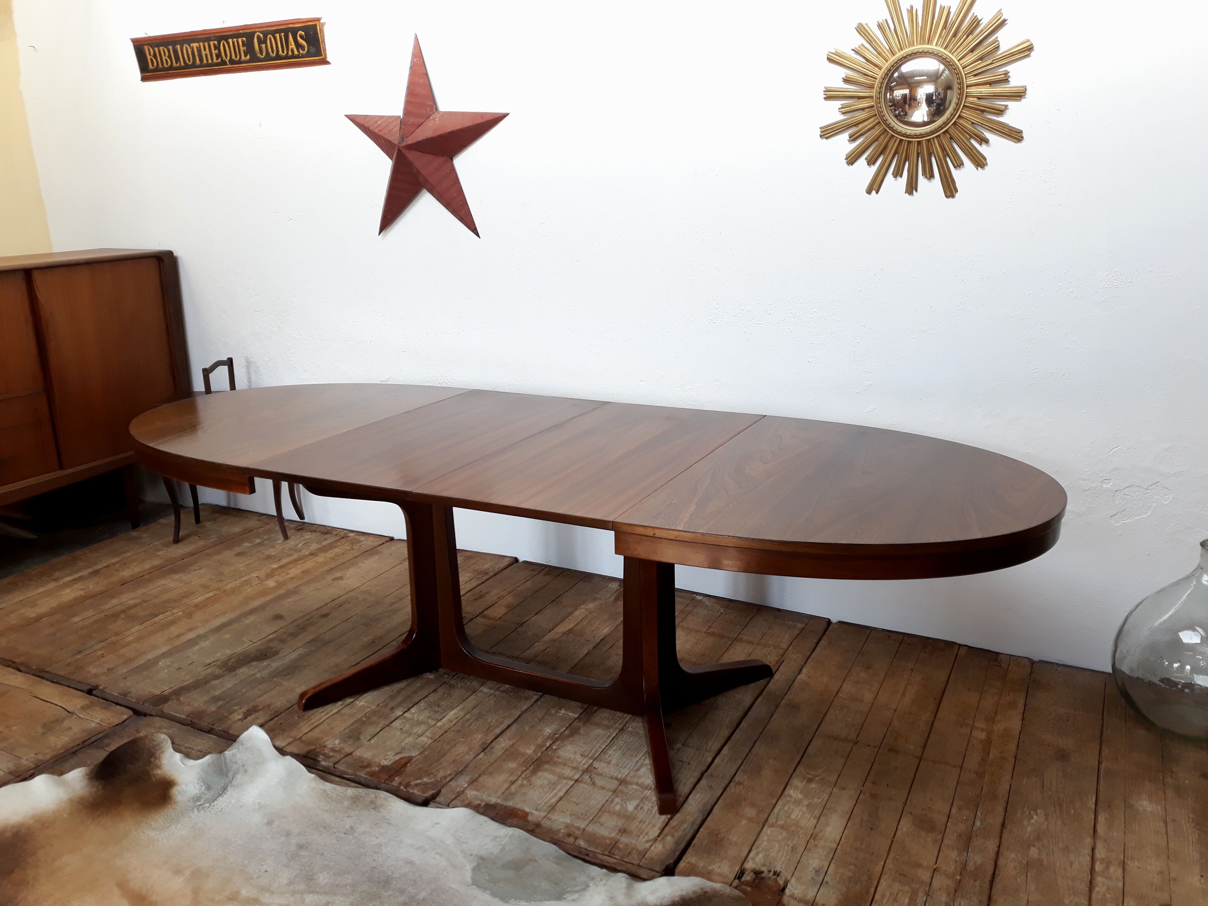 Table extensible vintage Baumann 1970