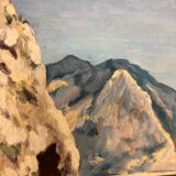 Oil on signed panel