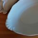 White porcelain dish