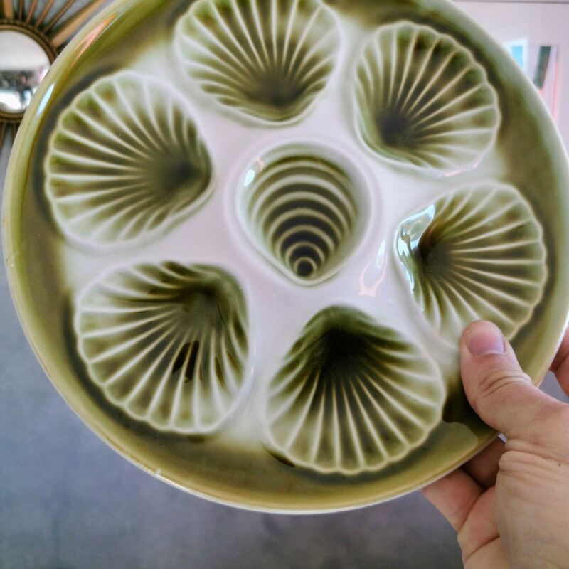 6 oyster plates Moulin des Loups