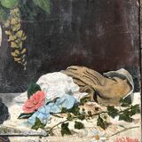 Old flower painting