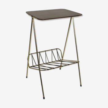 Table d' appoint porte-revues des années 50