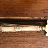 Gold metal fish serving knife