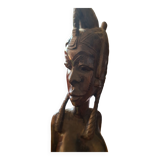 Bust of an African woman in ebony
