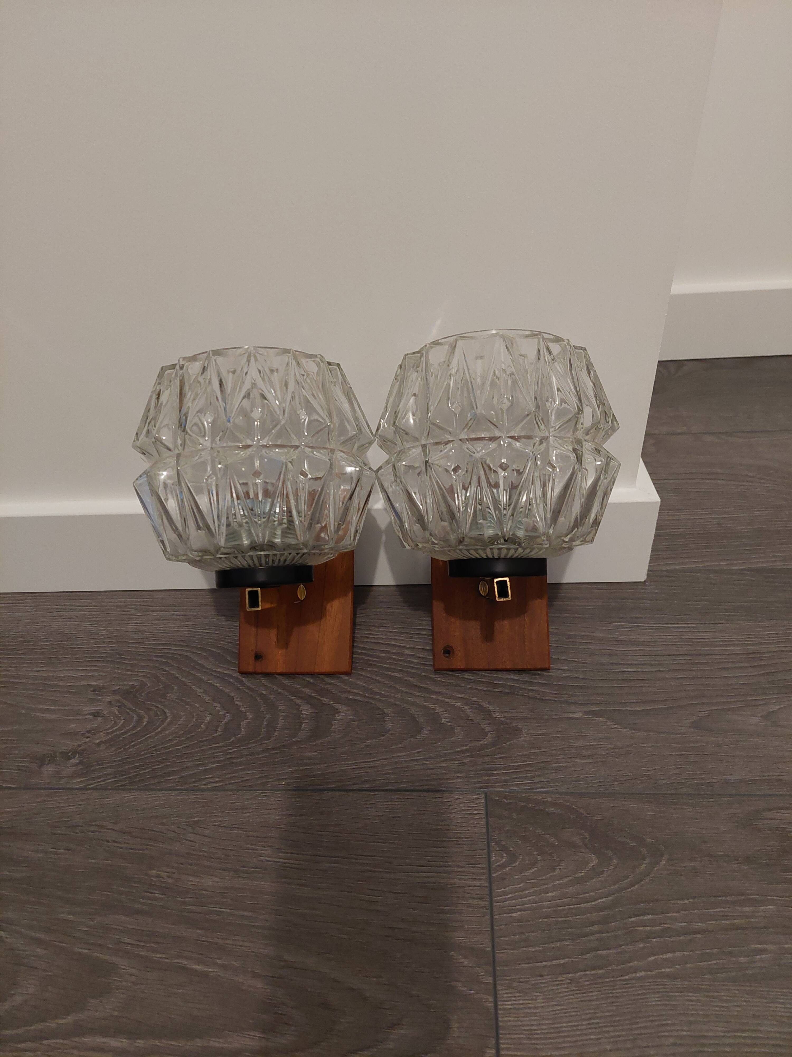 Pair of wall lamps