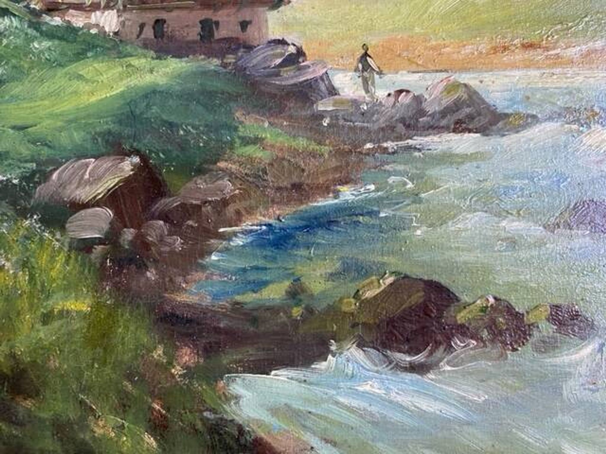 Toile, paysage de montagne de Chatelin