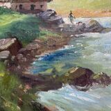 Canvas, mountain landscape by Chatelin