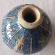 Very original antique vase with a floral decoration.