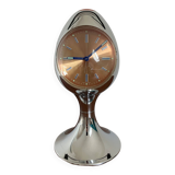 Space Age Blessing West Germany chrome and red alarm clock