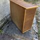 Dresser in wicker and bamboo, wooden structure