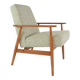 Fox armchair mottled beige green
