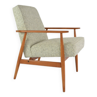 Fox armchair mottled beige green