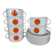 Thomas (Rosenthal) Eclipse Soup Bowl with Saucer Set of 2